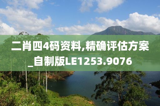 二肖四4码资料,精确评估方案_自制版LE1253.9076