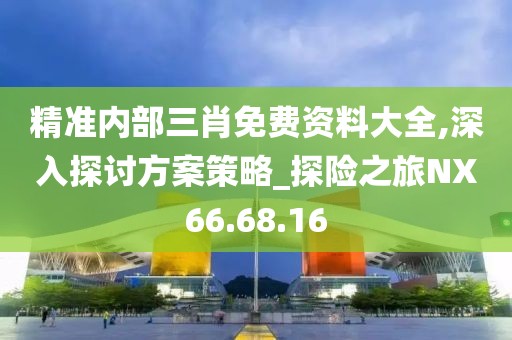 精准内部三肖免费资料大全,深入探讨方案策略_探险之旅NX66.68.16