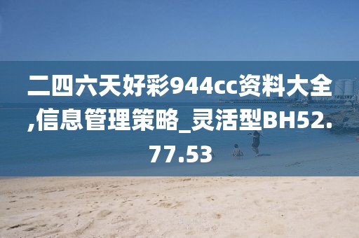 二四六天好彩944cc资料大全,信息管理策略_灵活型BH52.77.53