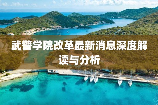 武警学院改革最新消息深度解读与分析