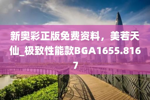 新奥彩正版免费资料，美若天仙_极致性能款BGA1655.8167