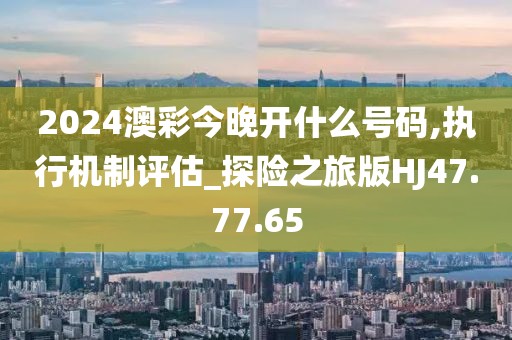 2024澳彩今晚开什么号码,执行机制评估_探险之旅版HJ47.77.65