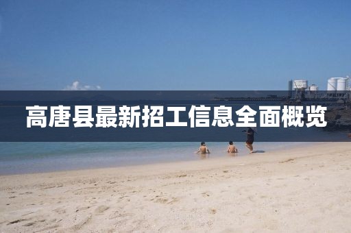 高唐县最新招工信息全面概览