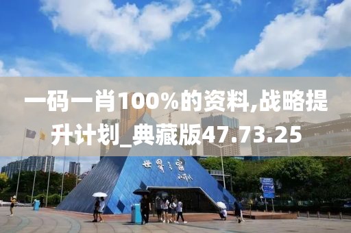 一码一肖100%的资料,战略提升计划_典藏版47.73.25