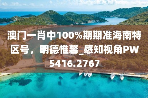 澳门一肖中100%期期准海南特区号，明德惟馨_感知视角PW5416.2767
