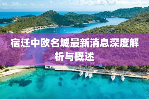 宿迁中欧名城最新消息深度解析与概述