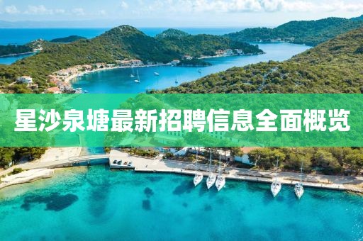 星沙泉塘最新招聘信息全面概览