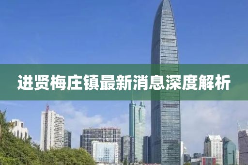 进贤梅庄镇最新消息深度解析