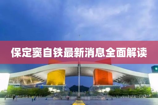 保定窦自铁最新消息全面解读