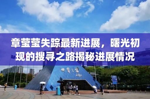 章莹莹失踪最新进展，曙光初现的搜寻之路揭秘进展情况
