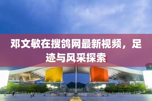 邓文敏在搜鸽网最新视频，足迹与风采探索
