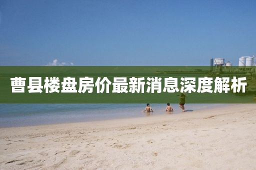 曹县楼盘房价最新消息深度解析