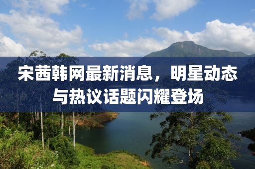 宋茜韩网最新消息，明星动态与热议话题闪耀登场