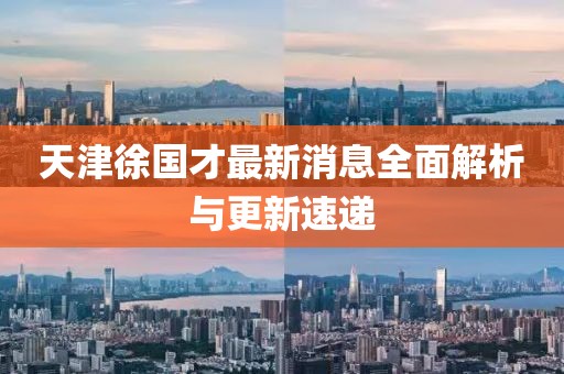 天津徐国才最新消息全面解析与更新速递