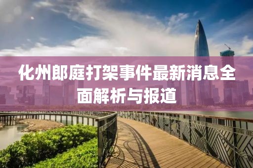 化州郎庭打架事件最新消息全面解析与报道