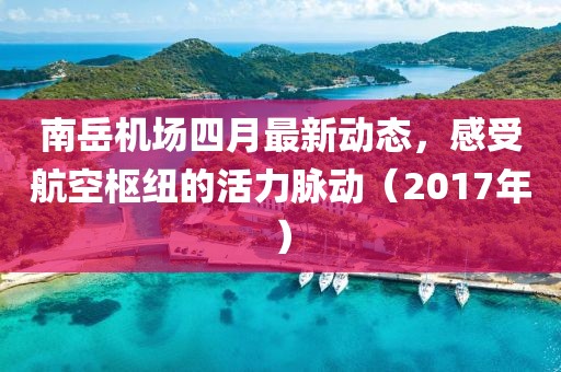 南岳机场四月最新动态，感受航空枢纽的活力脉动（2017年）