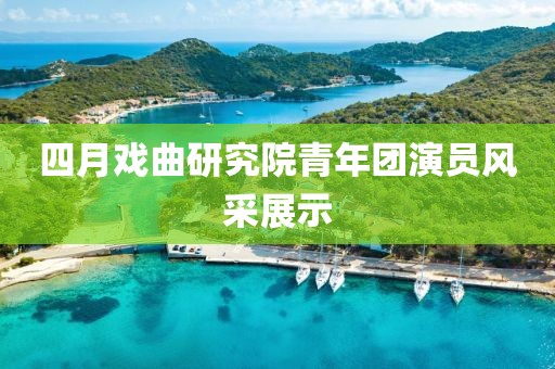 四月戏曲研究院青年团演员风采展示
