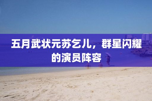 五月武状元苏乞儿，群星闪耀的演员阵容