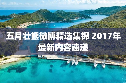五月壮熊微博精选集锦 2017年最新内容速递