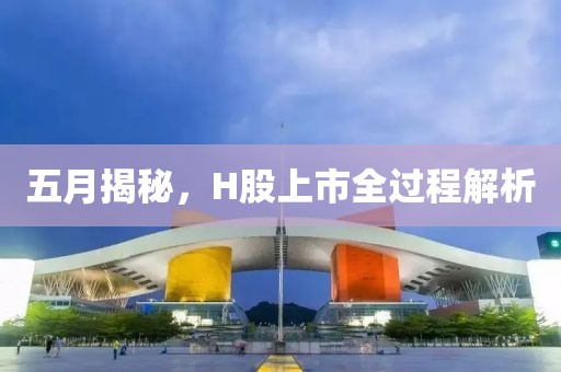 五月揭秘，H股上市全过程解析