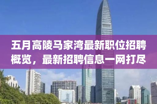 五月高陵马家湾最新职位招聘概览，最新招聘信息一网打尽