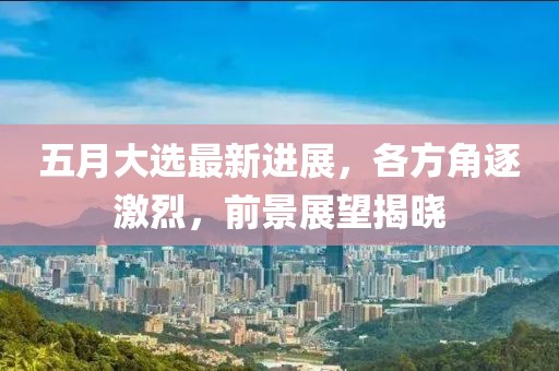 五月大选最新进展，各方角逐激烈，前景展望揭晓