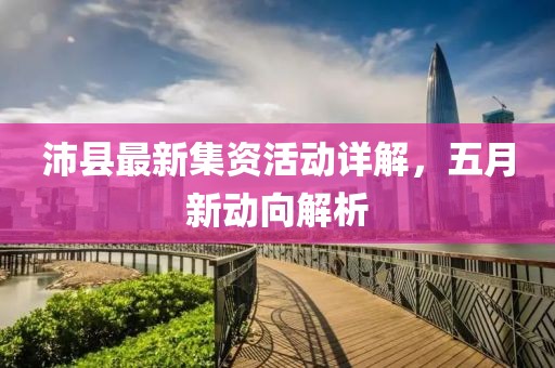 沛县最新集资活动详解，五月新动向解析