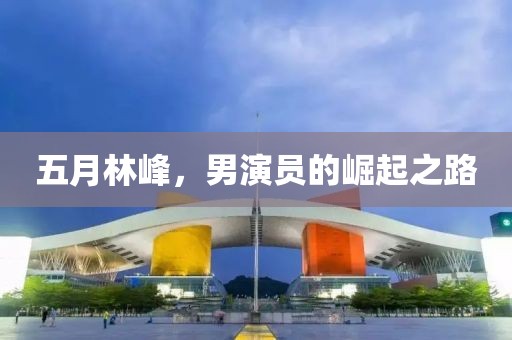 五月林峰，男演员的崛起之路