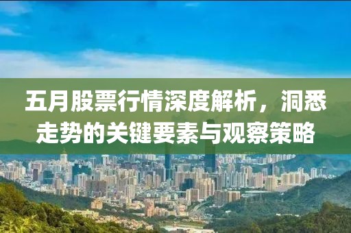 五月股票行情深度解析，洞悉走势的关键要素与观察策略