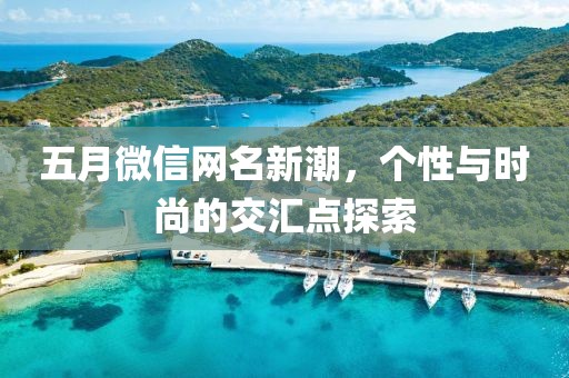 五月微信网名新潮，个性与时尚的交汇点探索