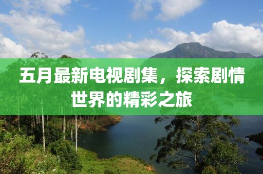 五月最新电视剧集，探索剧情世界的精彩之旅