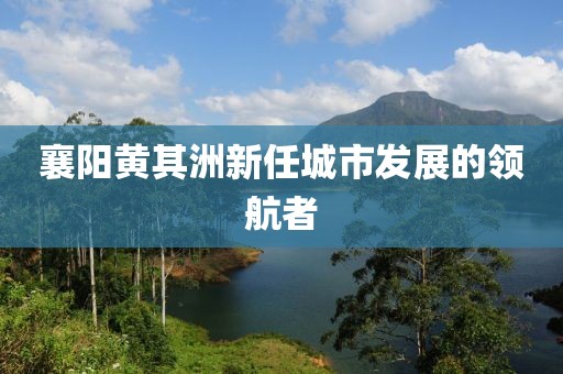 襄阳黄其洲新任城市发展的领航者