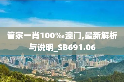 管家一肖100‰澳门,最新解析与说明_SB691.06