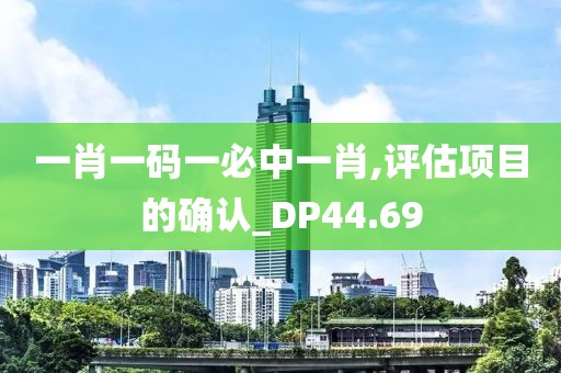 一肖一码一必中一肖,评估项目的确认_DP44.69