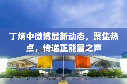 丁炳中微博最新动态，聚焦热点，传递正能量之声