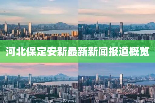 河北保定安新最新新闻报道概览