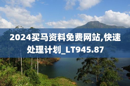 2024买马资料免费网站,快速处理计划_LT945.87