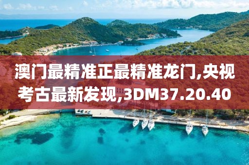 澳门最精准正最精准龙门,央视考古最新发现,3DM37.20.40