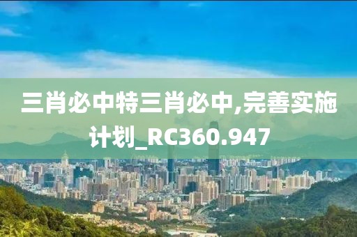 三肖必中特三肖必中,完善实施计划_RC360.947