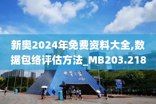 新奥2024年免费资料大全,数据包络评估方法_MB203.218