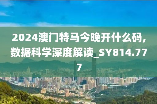 2024澳门特马今晚开什么码,数据科学深度解读_SY814.777