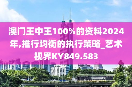 澳门王中王100%的资料2024年,推行均衡的执行策略_艺术视界KY849.583