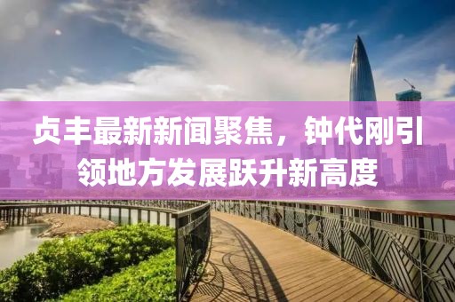 贞丰最新新闻聚焦，钟代刚引领地方发展跃升新高度