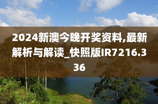 2024新澳今晚开奖资料,最新解析与解读_快照版IR7216.336